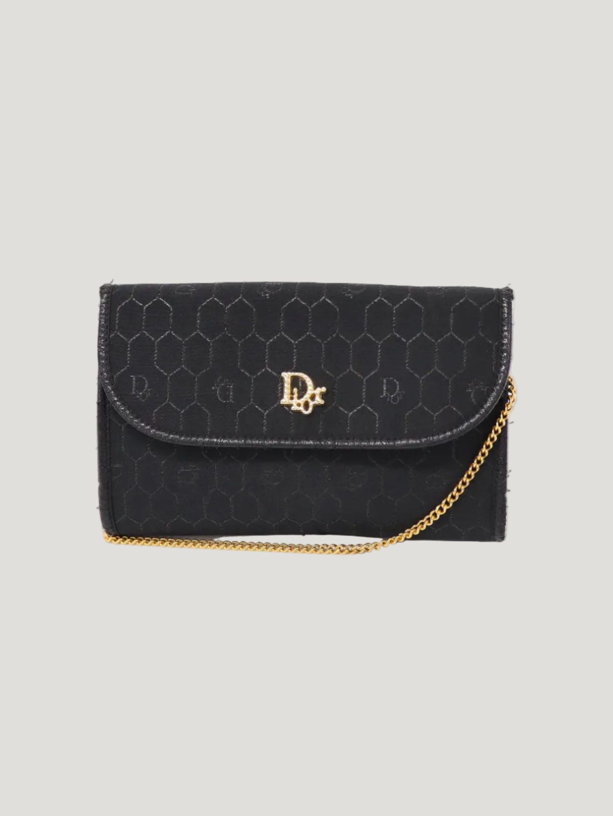 Honeycomb Pattern Chain Shoulder Bag