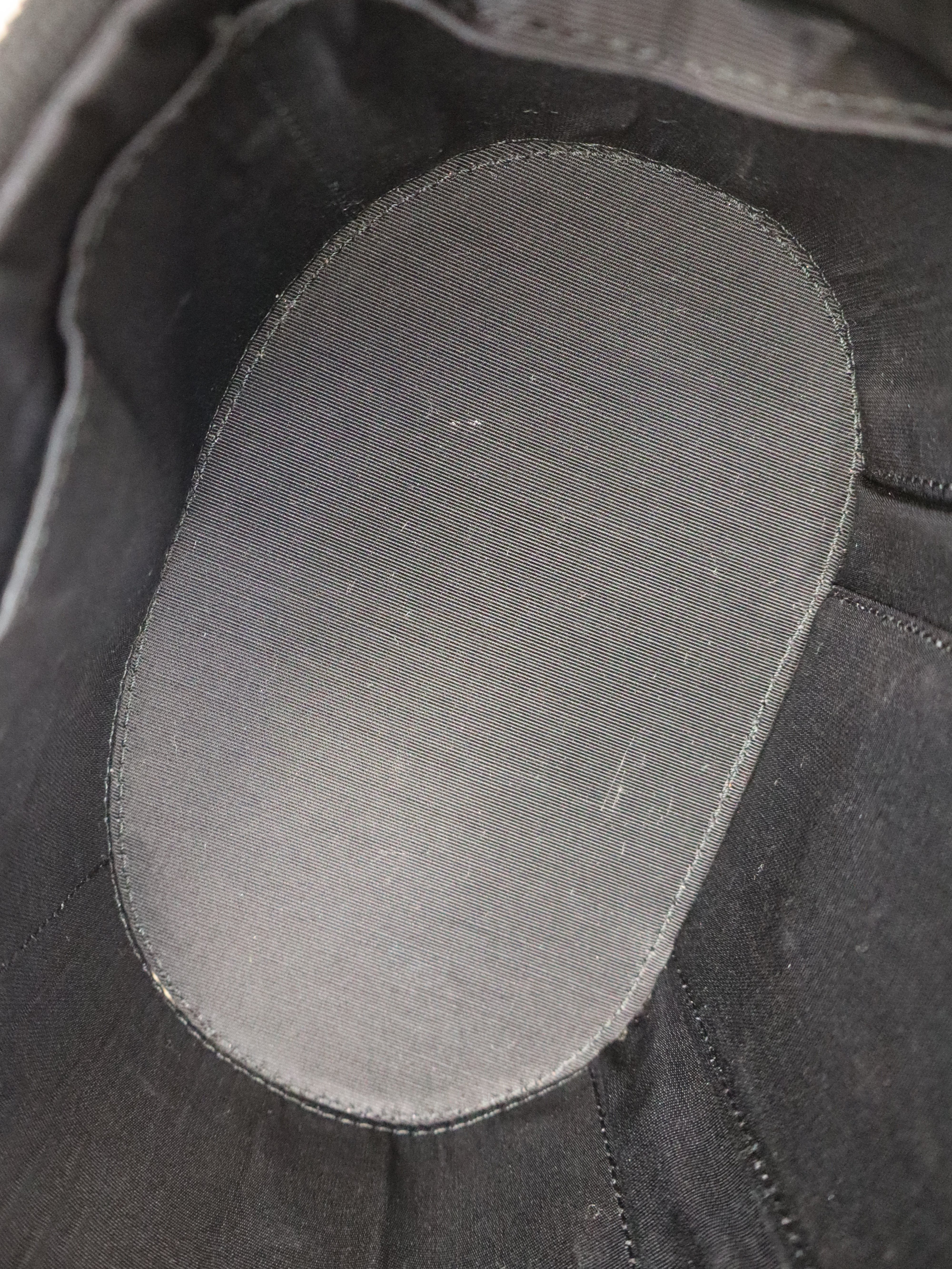 Checked vanity bag
