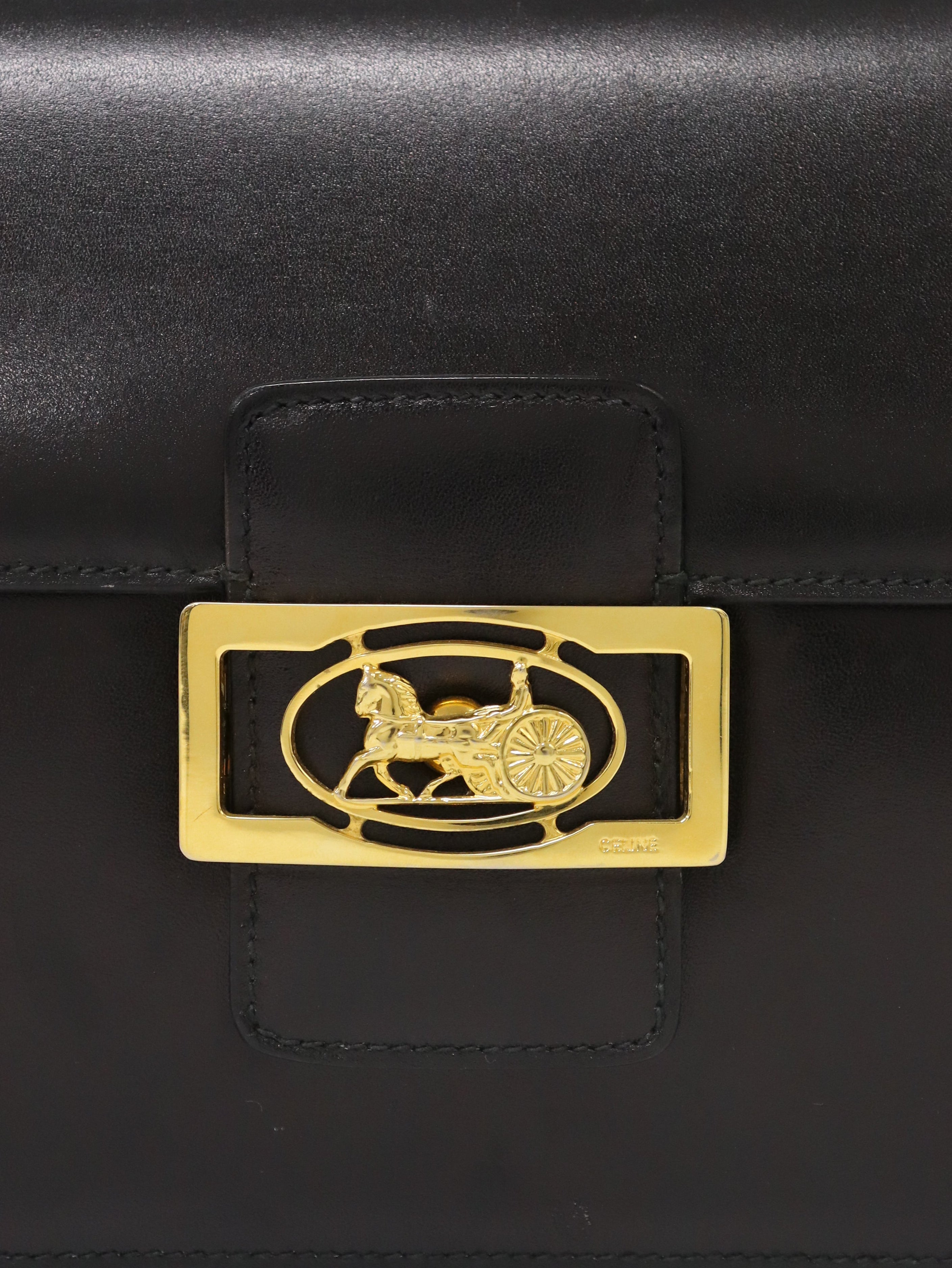 馬車金具レザーワンショルダーバッグ – Hedy