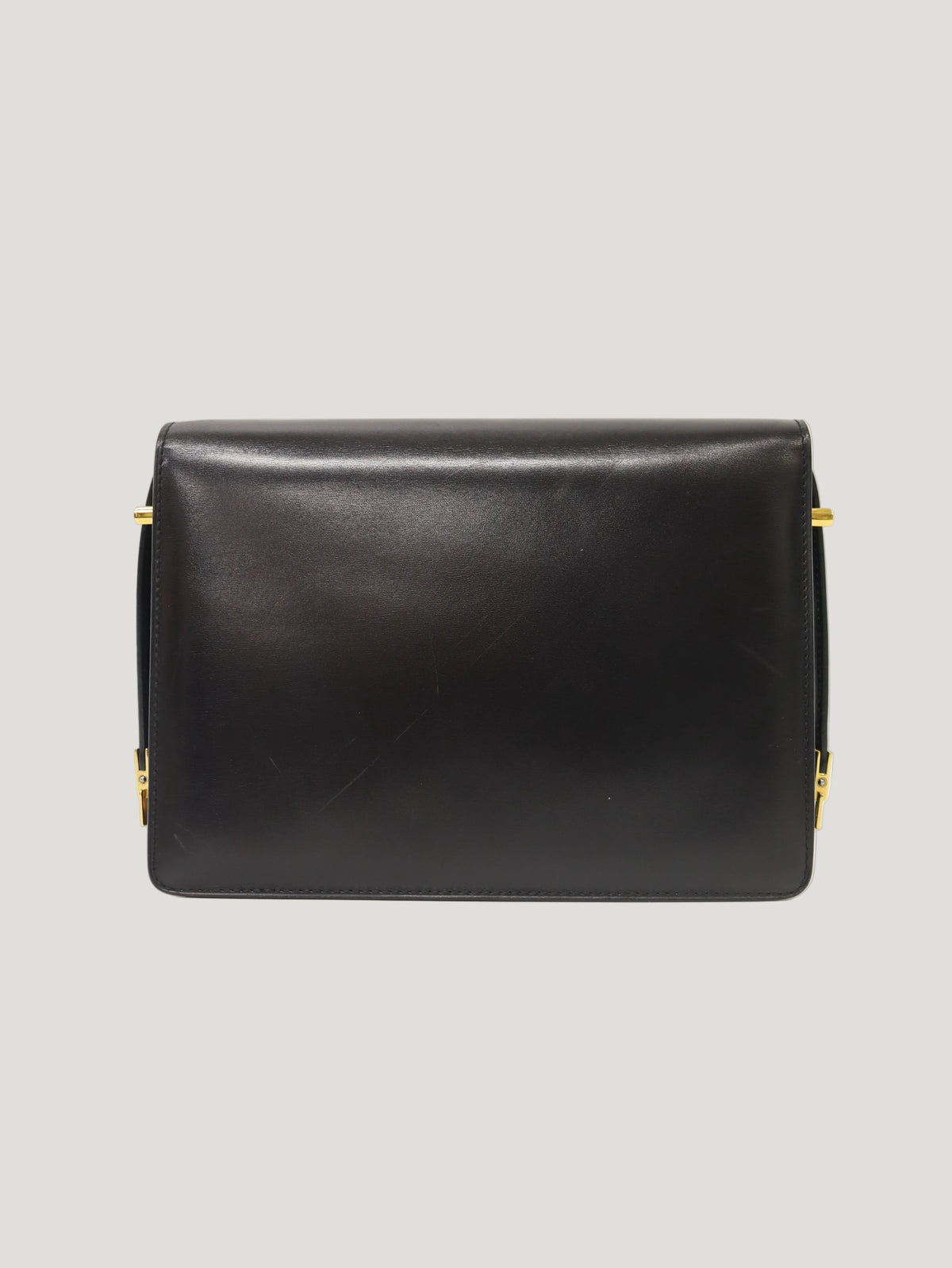 Gancini Hardware Leather One Shoulder Bag