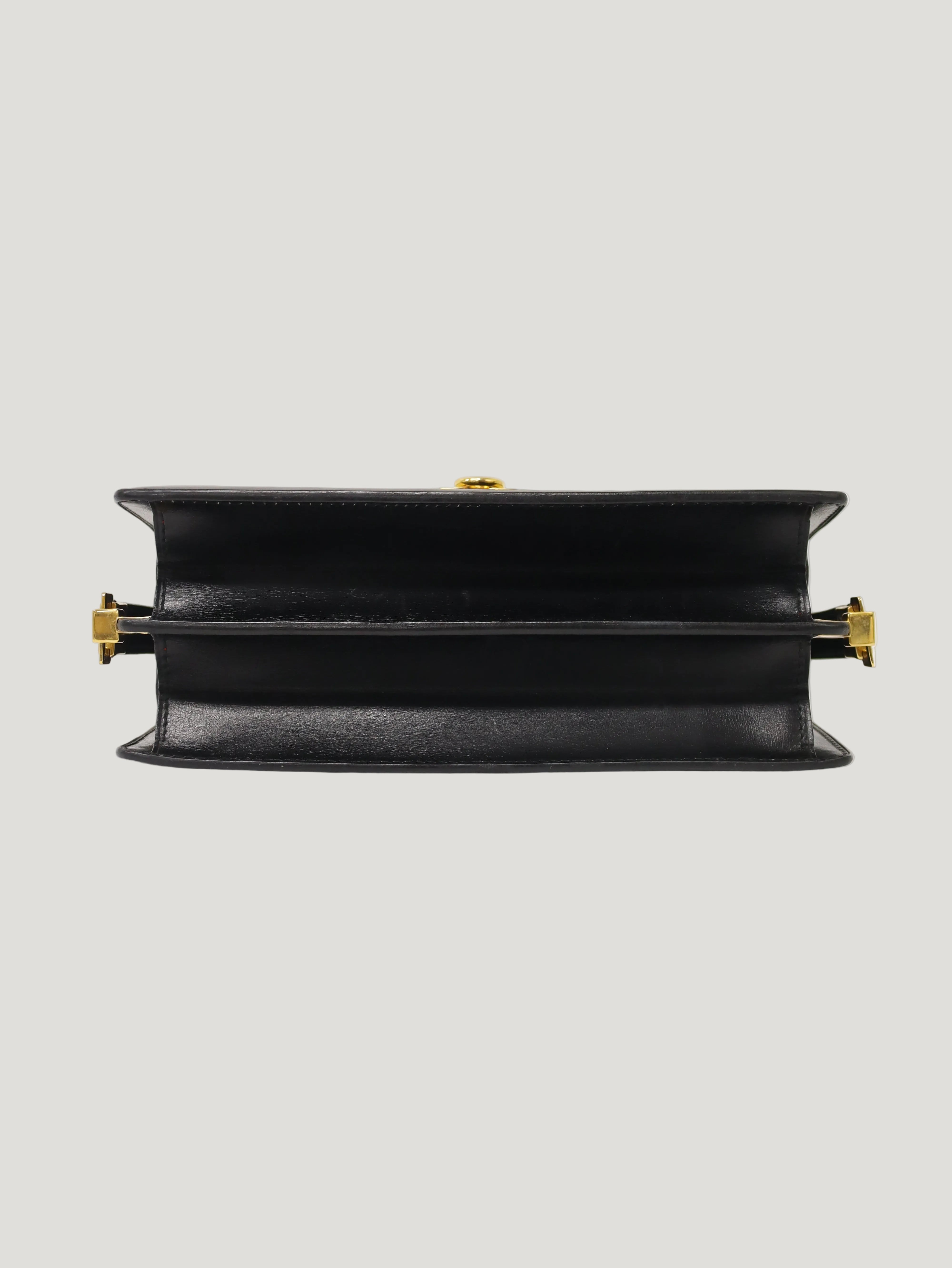 Gancini Hardware Leather One Shoulder Bag