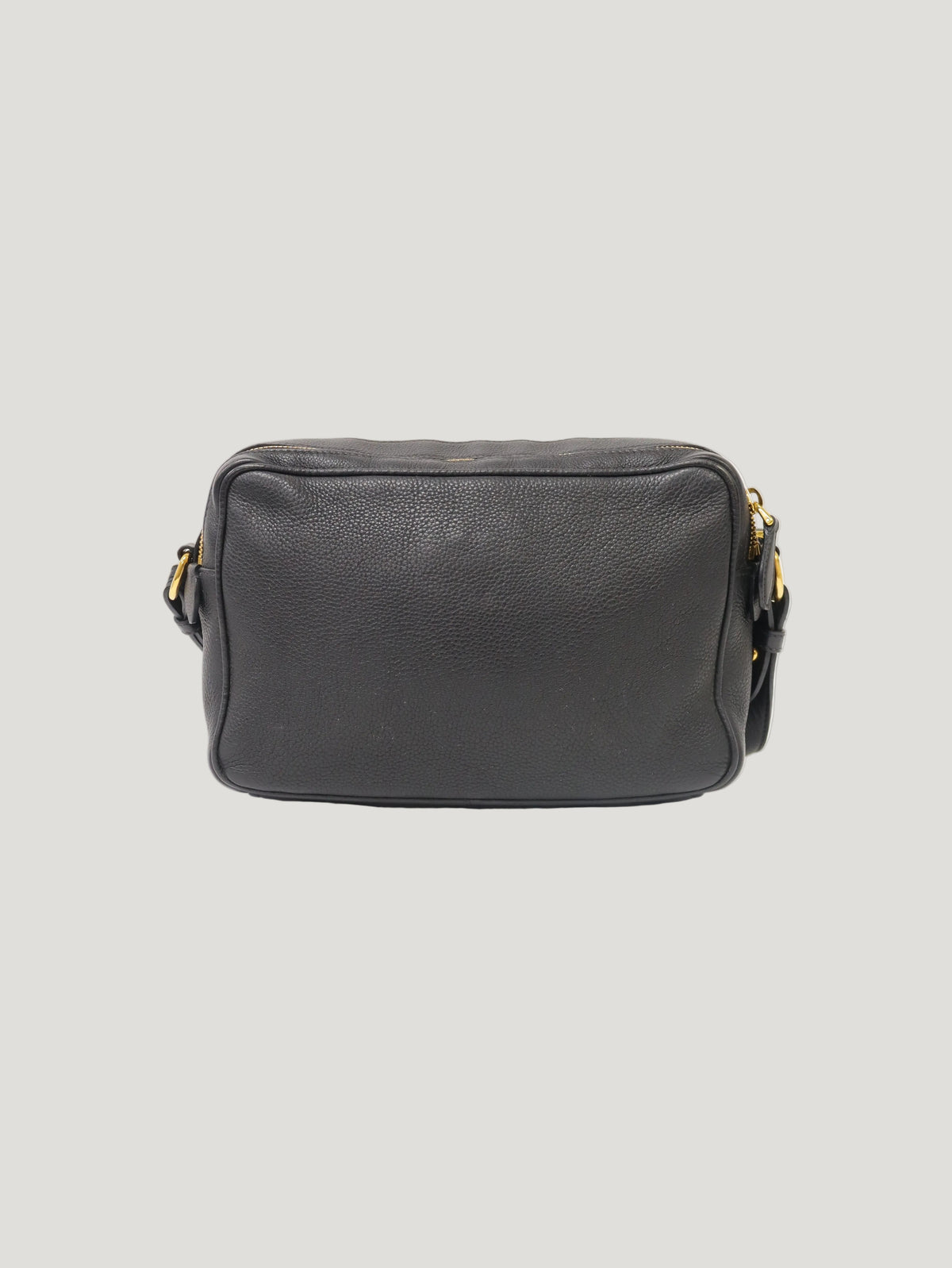 Logo Hardware Leather Shoulder Bag
