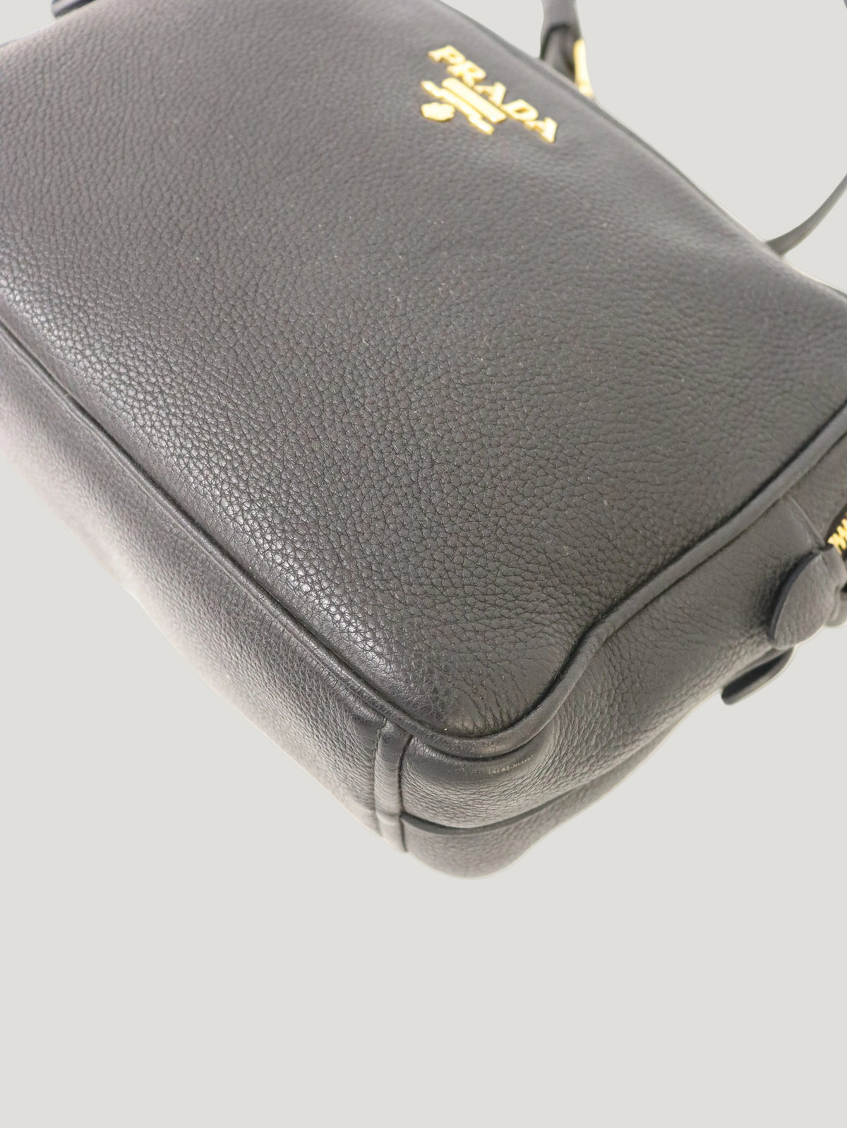 Logo Hardware Leather Shoulder Bag