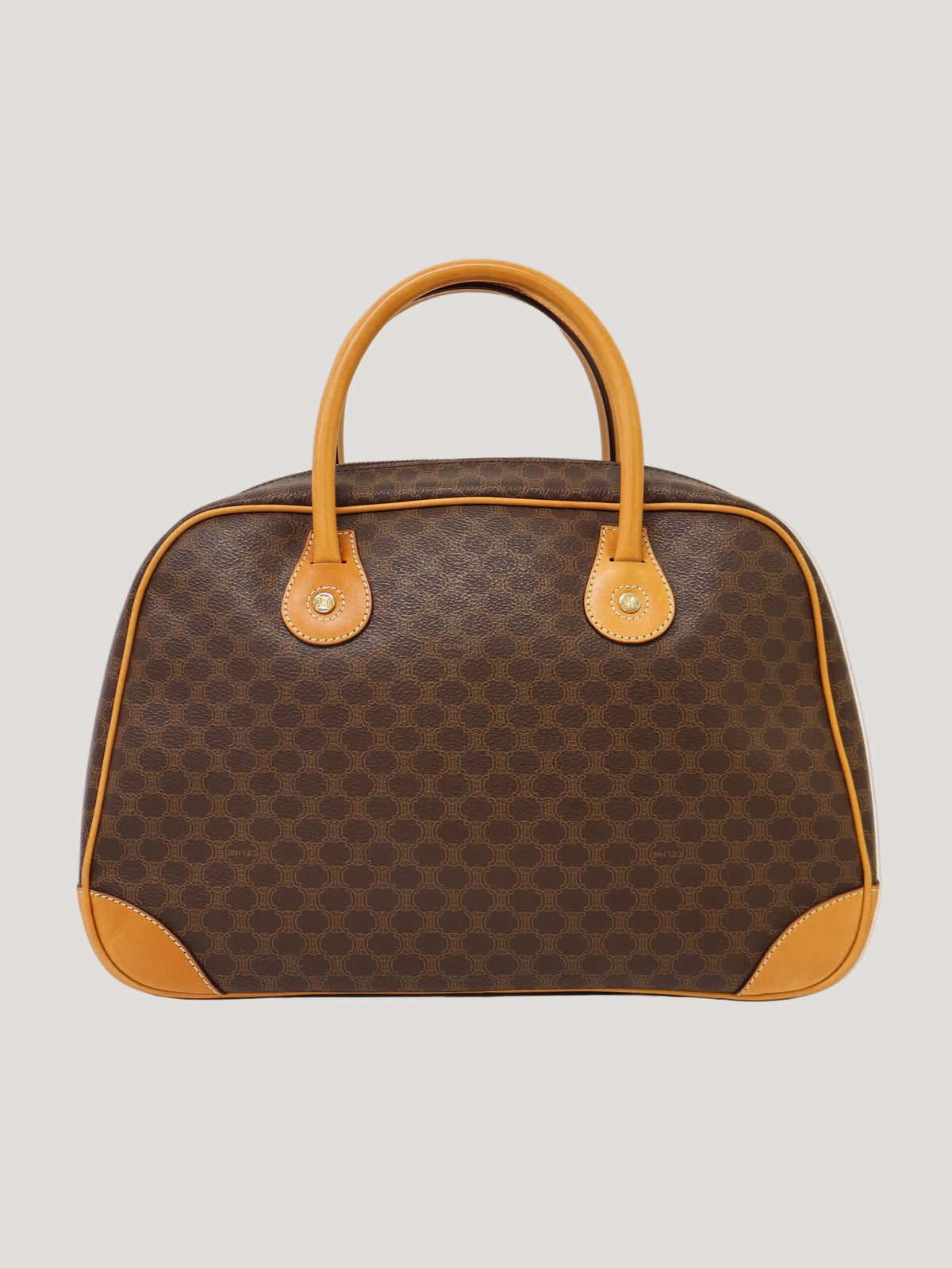 Macadam Pattern Handbag