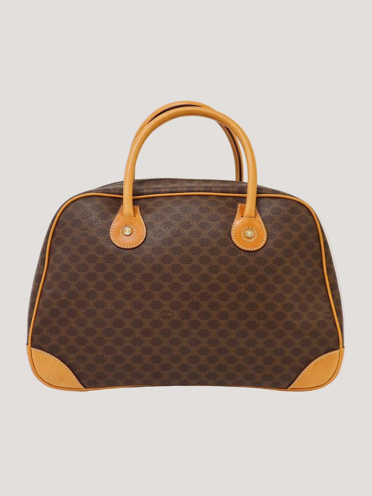 Macadam Pattern Handbag