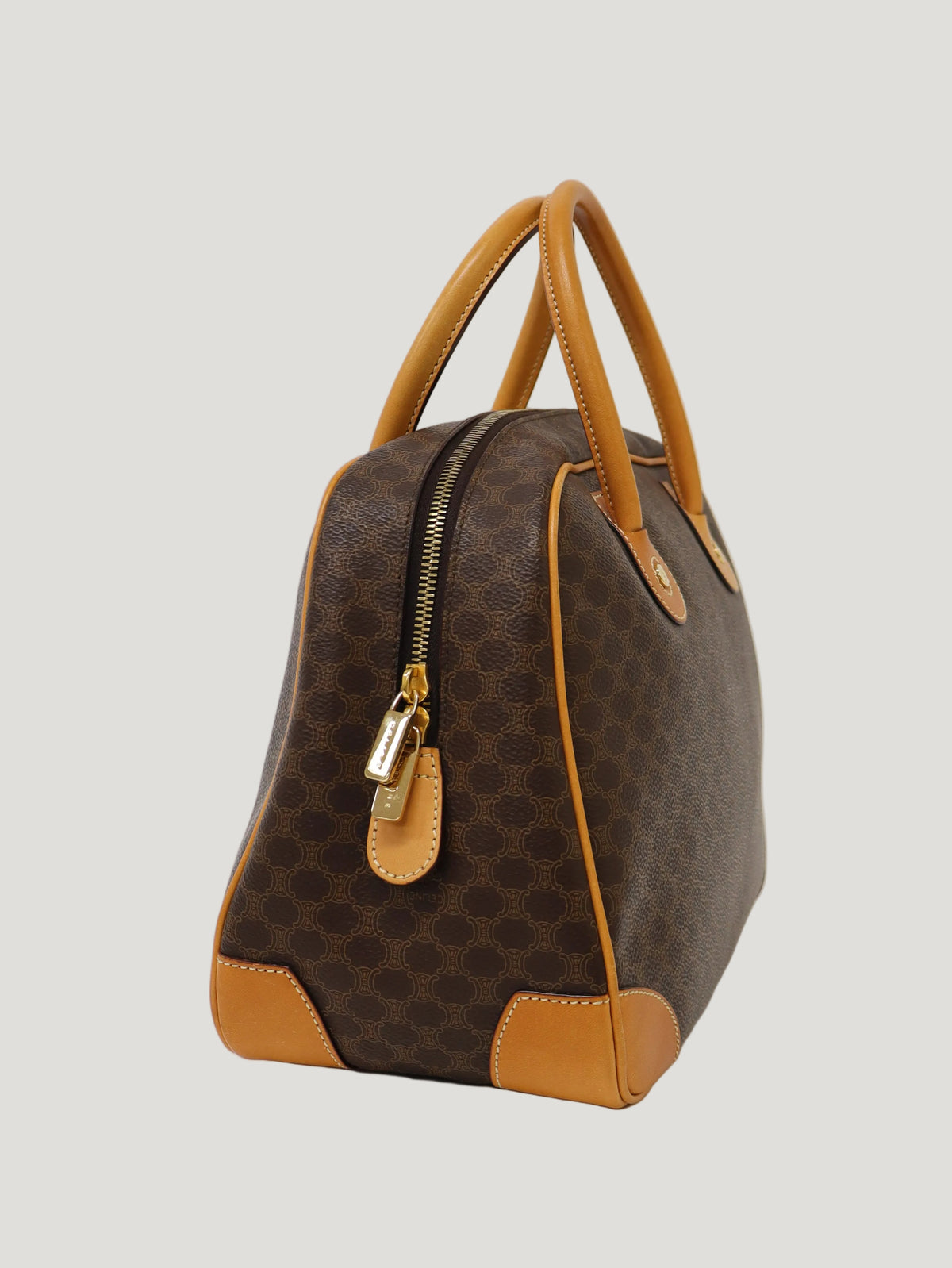 Macadam Pattern Handbag