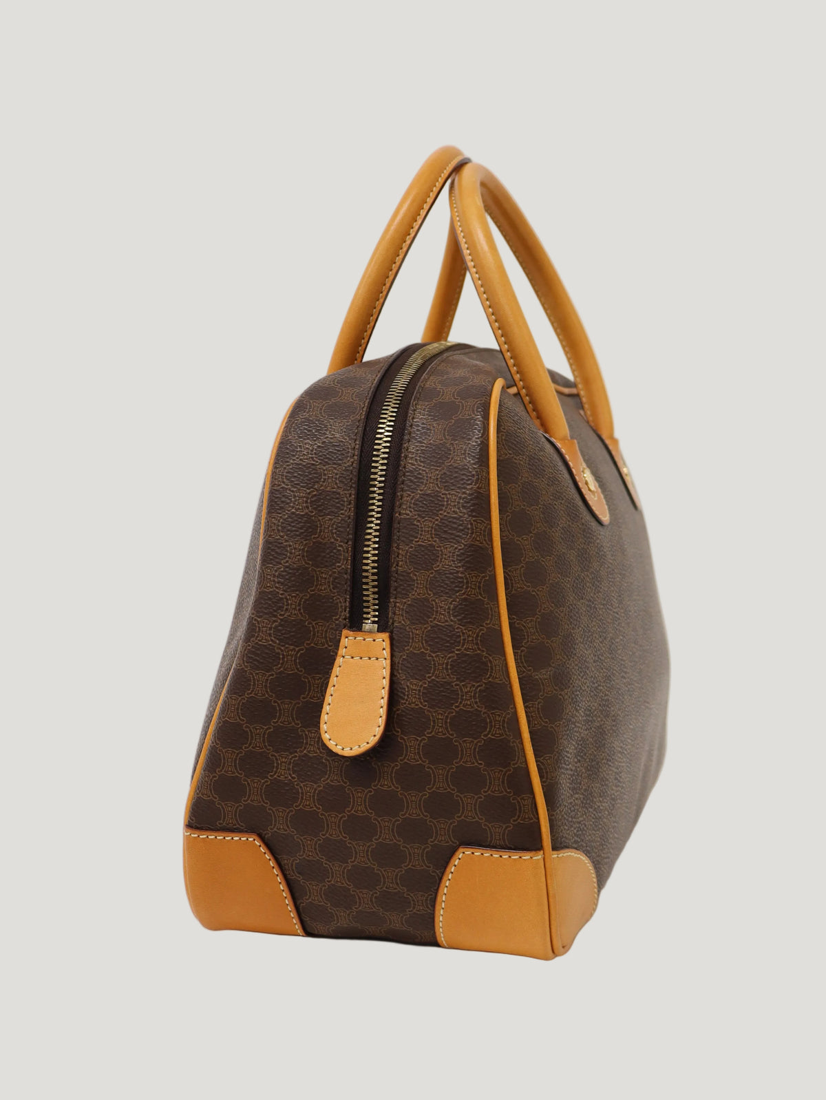 Macadam Pattern Handbag