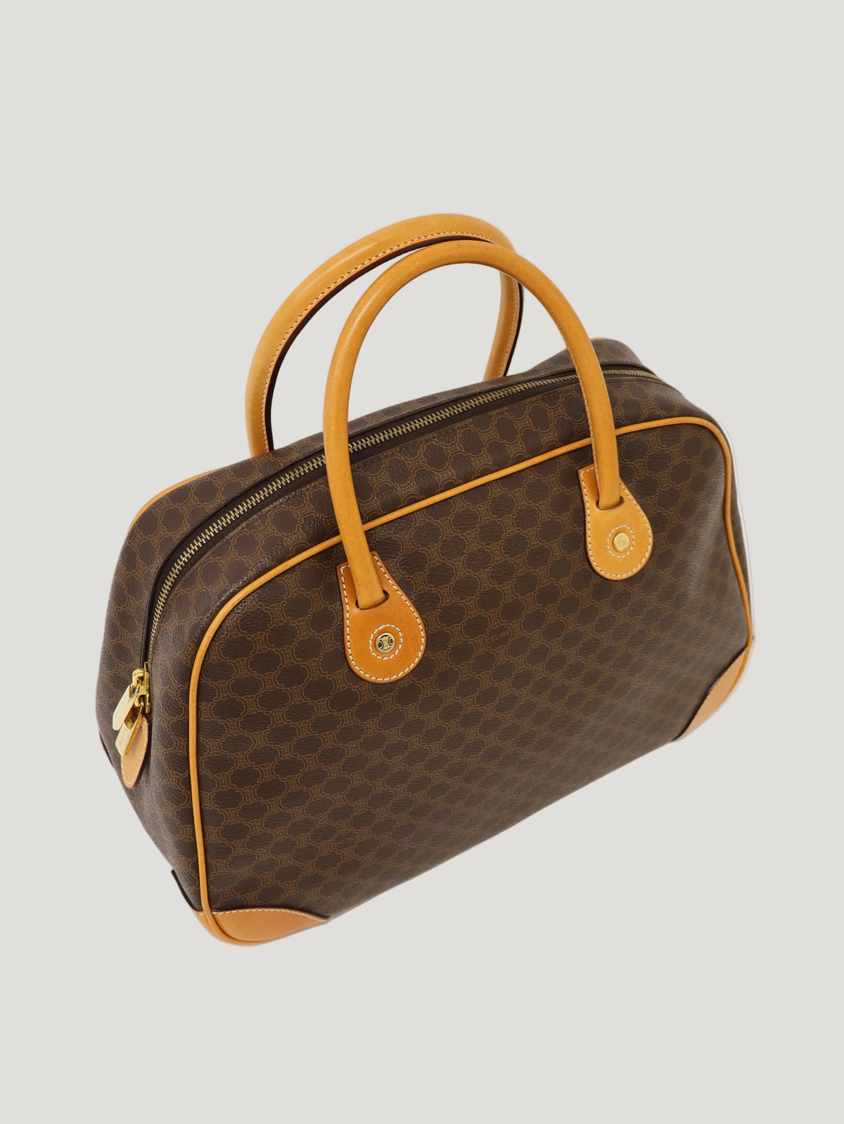 Macadam Pattern Handbag