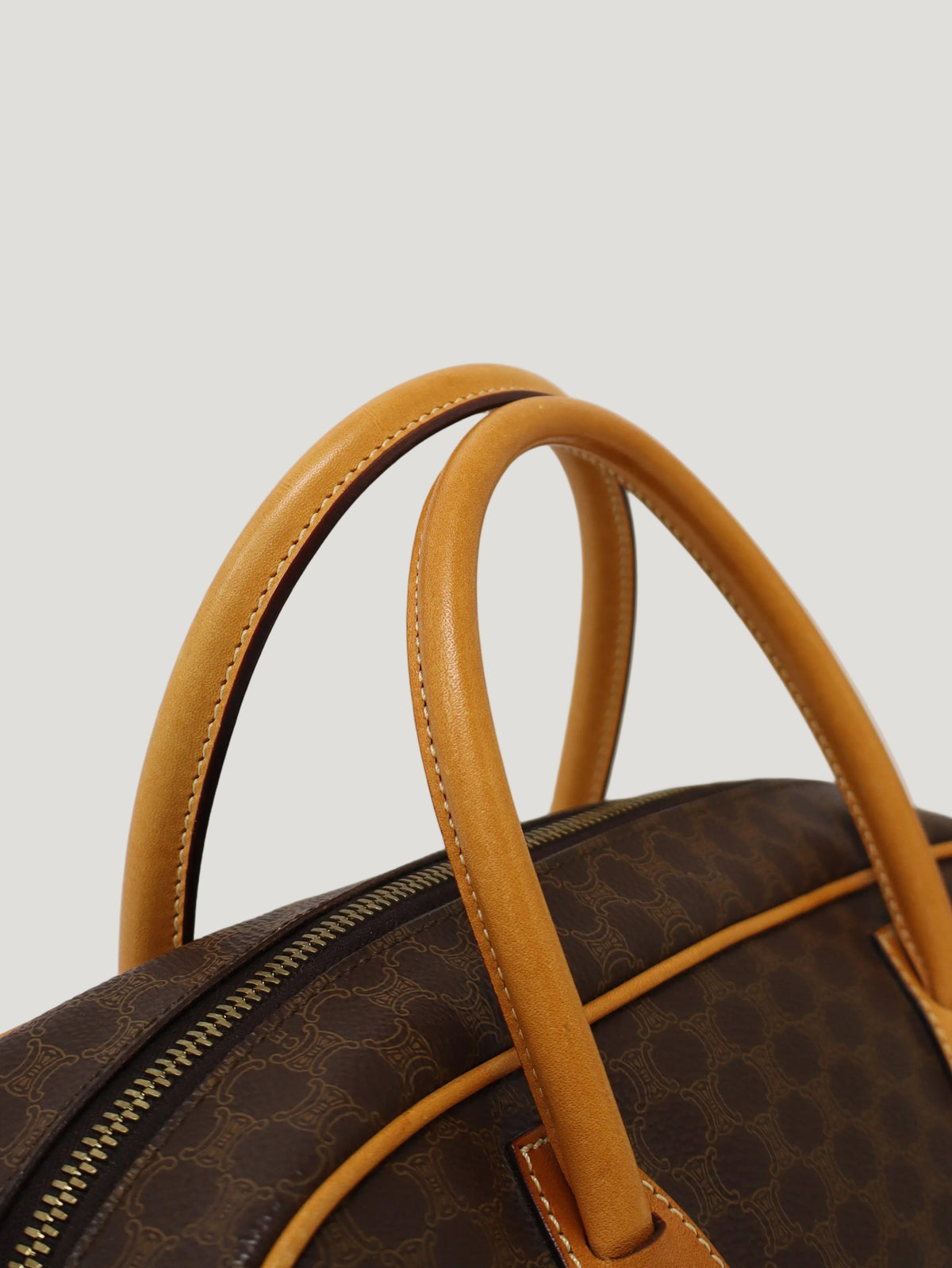 Macadam Pattern Handbag