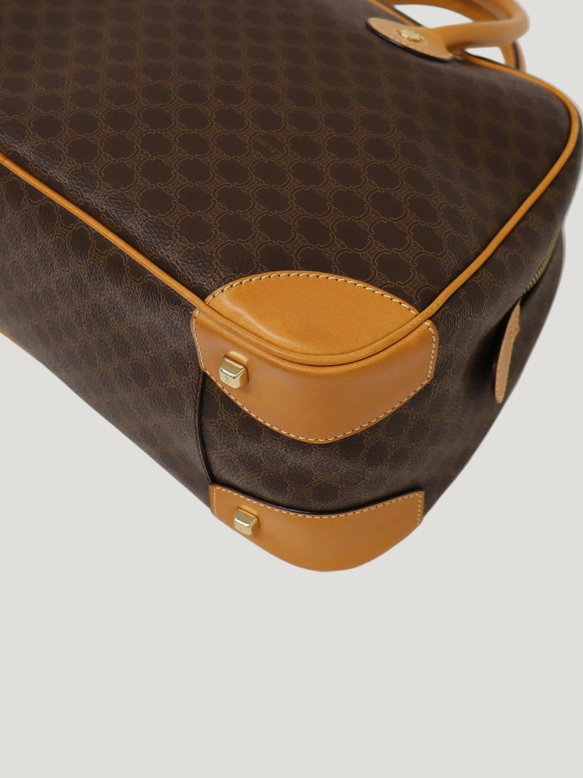 Macadam Pattern Handbag