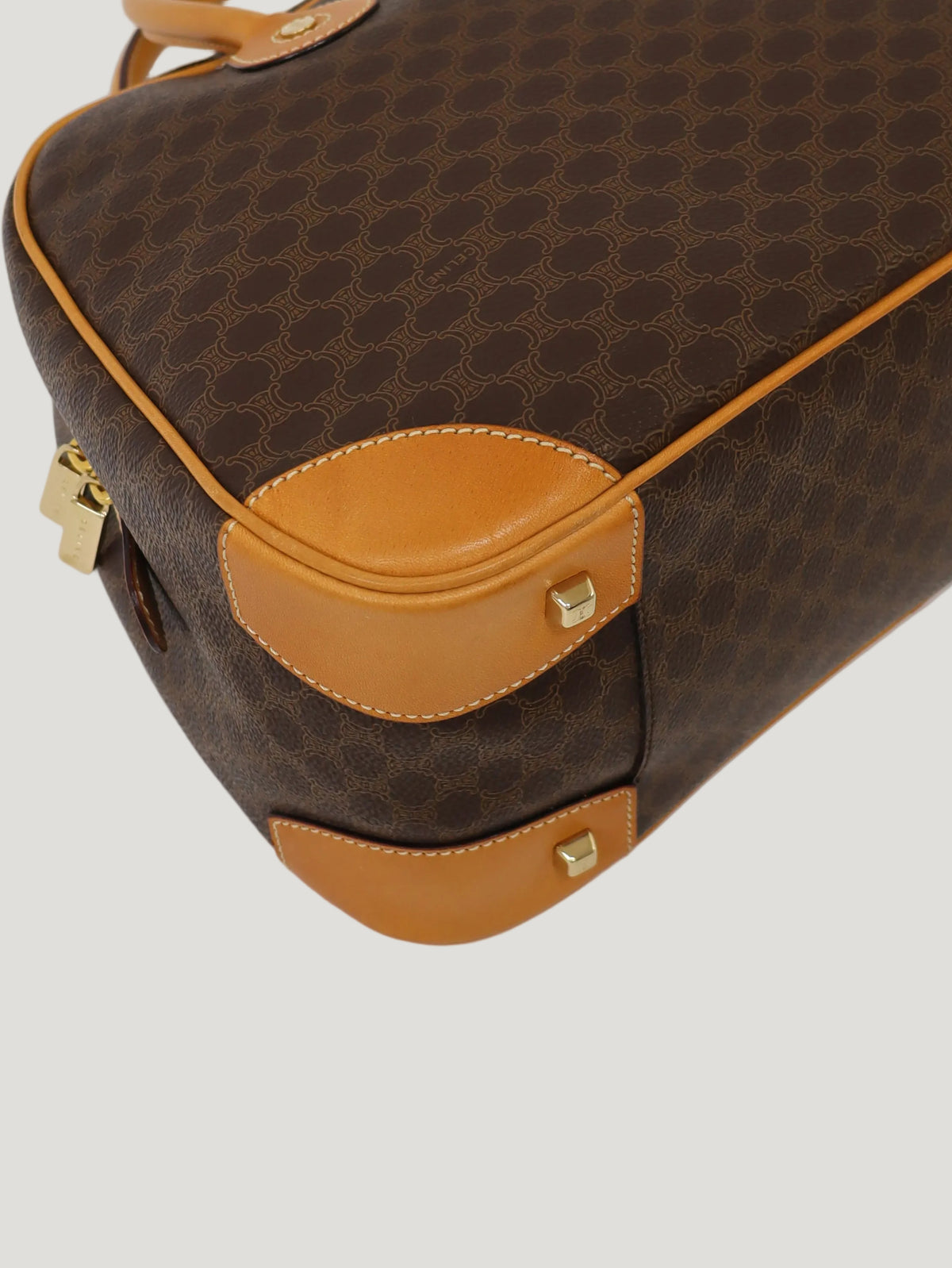 Macadam Pattern Handbag