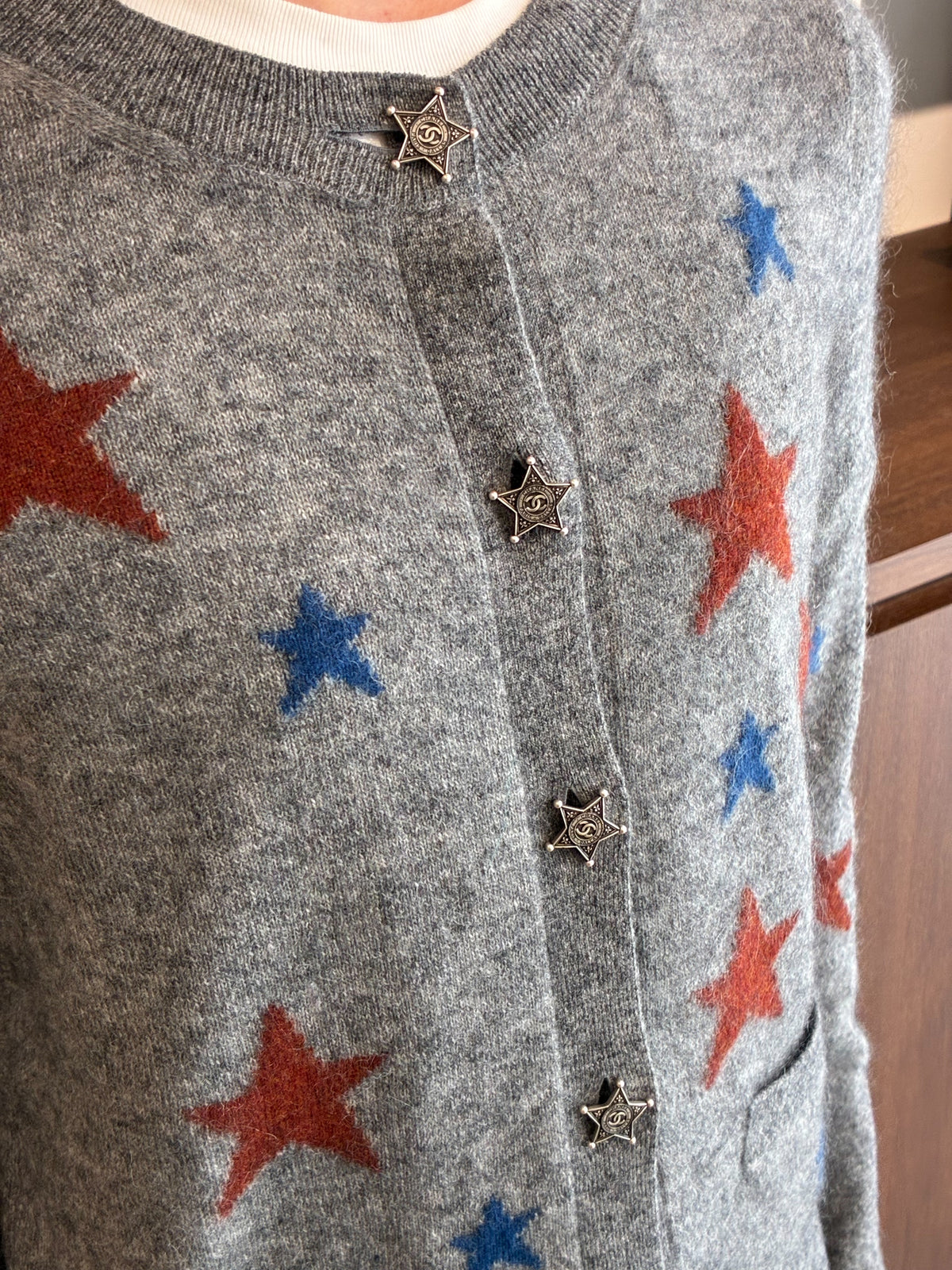 カシミヤニットカーディガン