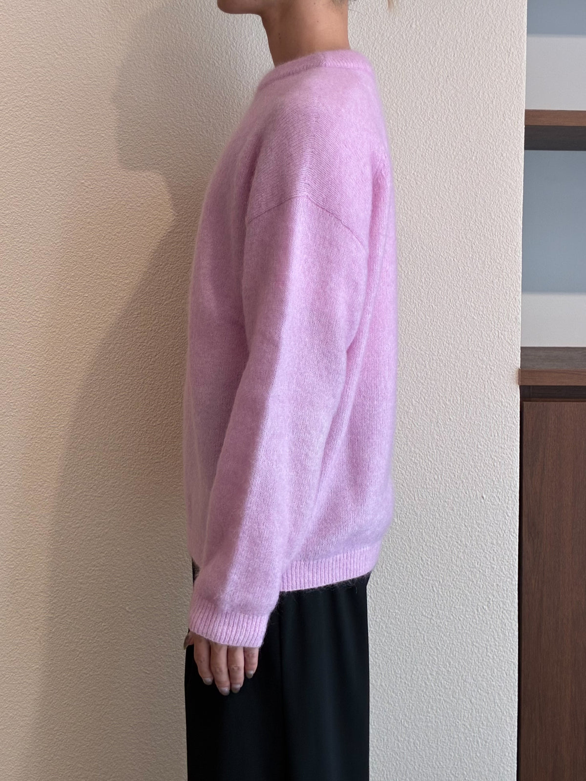 モヘアニットプルオーバー