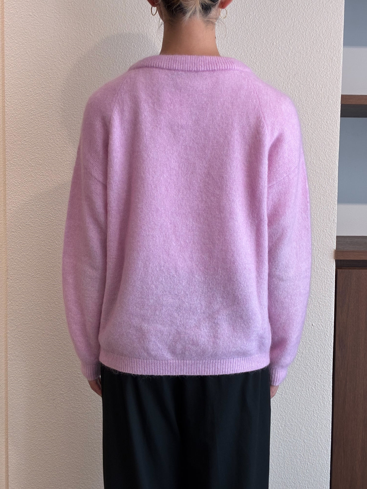 モヘアニットプルオーバー