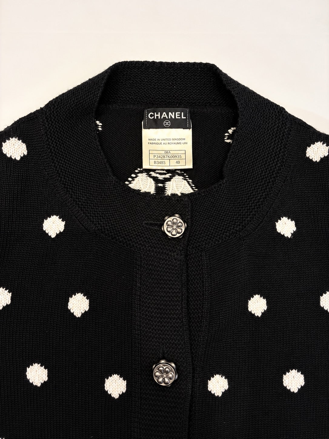 Polka-dot cardigan