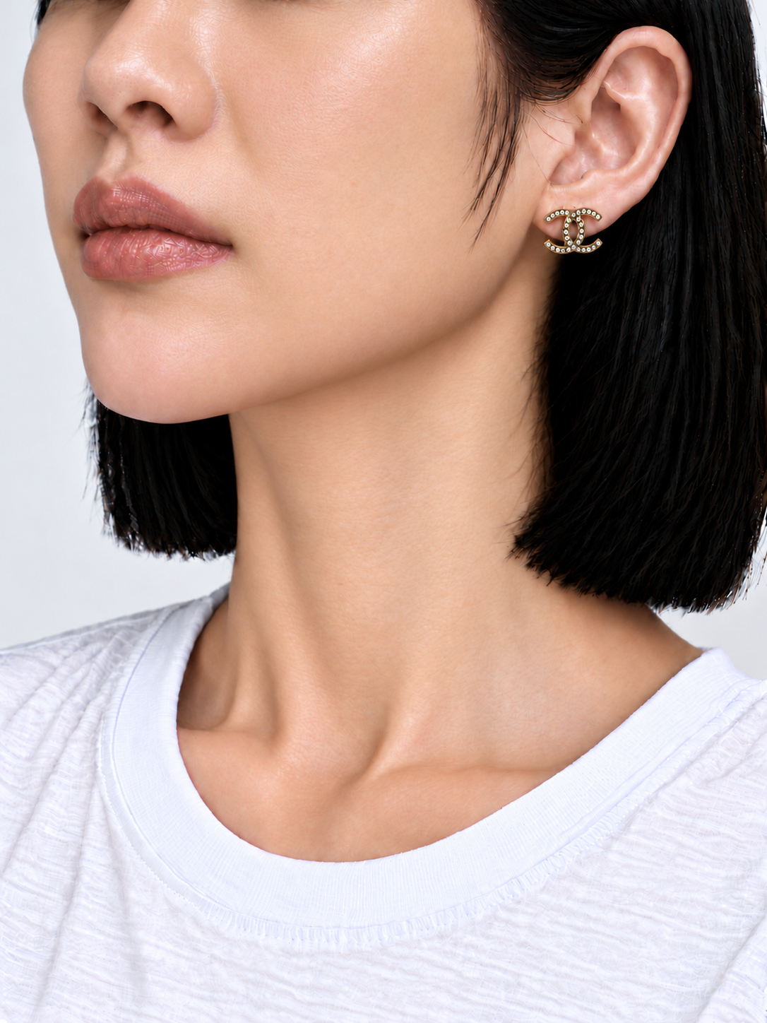 COCO Rhinestone Clip-On Earrings