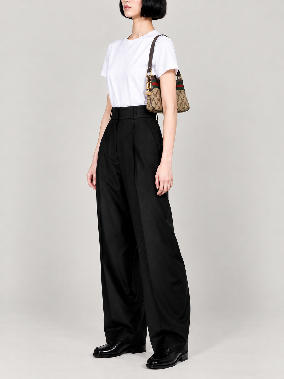 Shelly Line GG one-shoulder bag