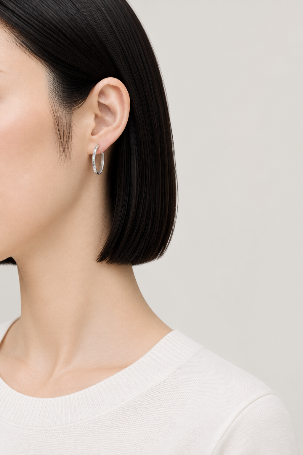 1837ナローフープピアス