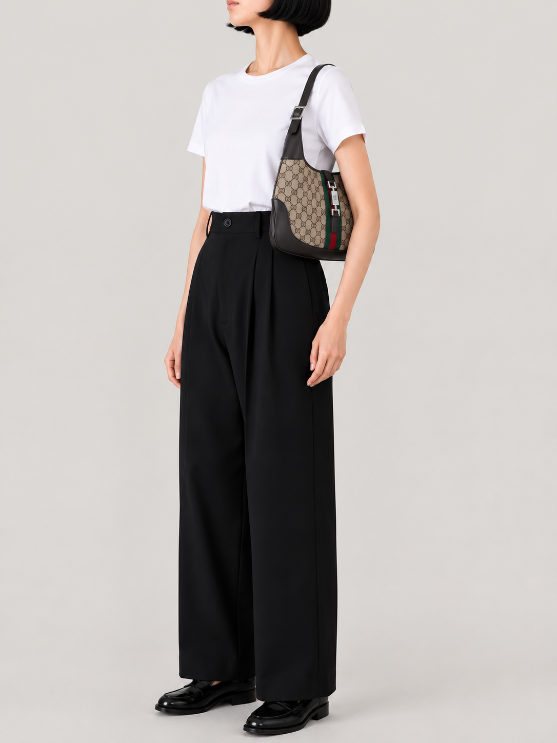GG Jackie Sherry Line Shoulder Bag